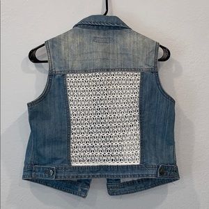 Jean crop jacket